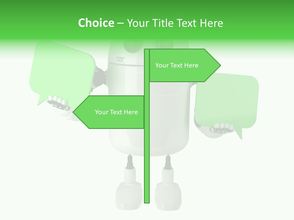 Bubble Chatting Speak PowerPoint Template