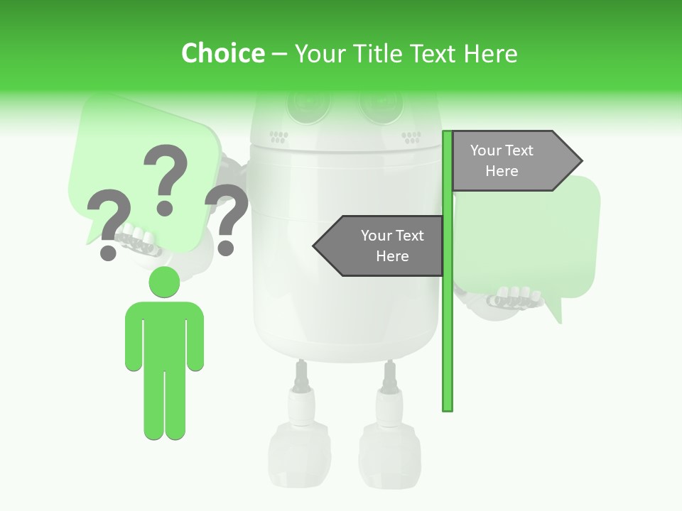 Bubble Chatting Speak PowerPoint Template