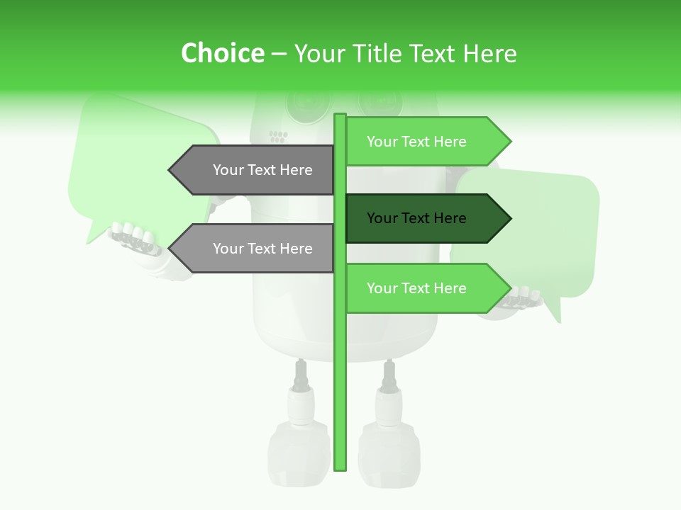 Bubble Chatting Speak PowerPoint Template