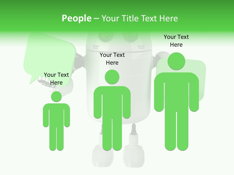 Bubble Chatting Speak PowerPoint Template