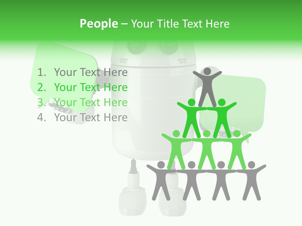 Bubble Chatting Speak PowerPoint Template