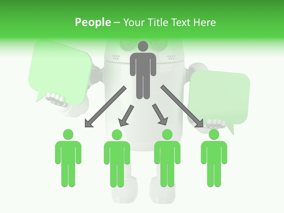 Bubble Chatting Speak PowerPoint Template