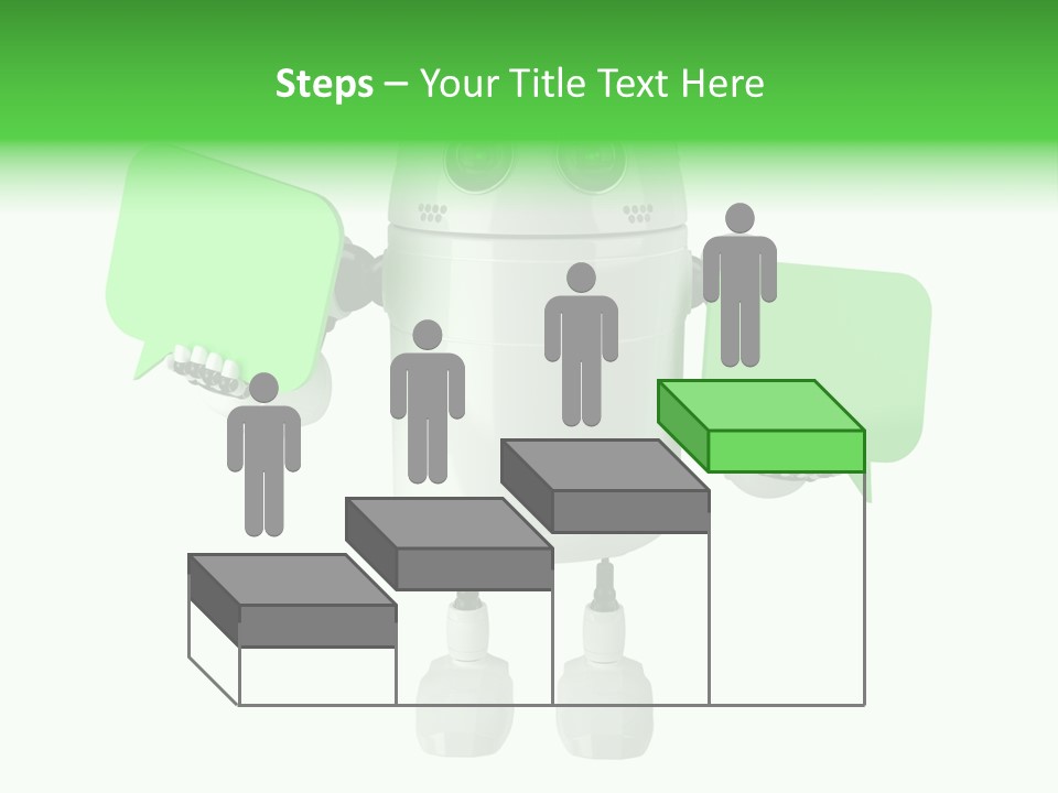 Bubble Chatting Speak PowerPoint Template