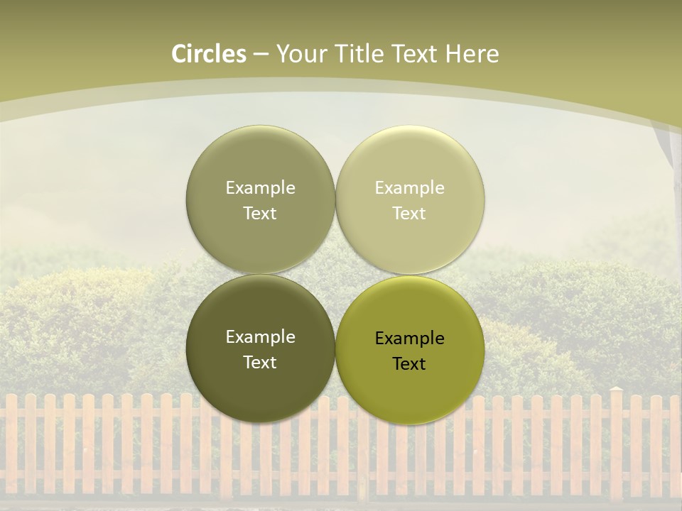 Harvest Garden Cloud PowerPoint Template