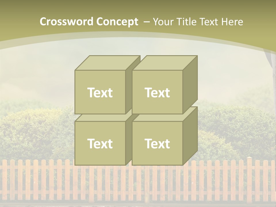 Harvest Garden Cloud PowerPoint Template