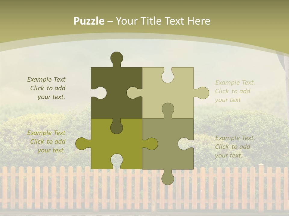 Harvest Garden Cloud PowerPoint Template