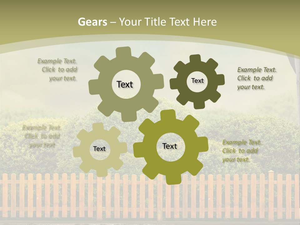 Harvest Garden Cloud PowerPoint Template