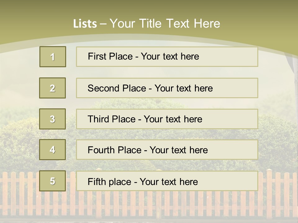 Harvest Garden Cloud PowerPoint Template
