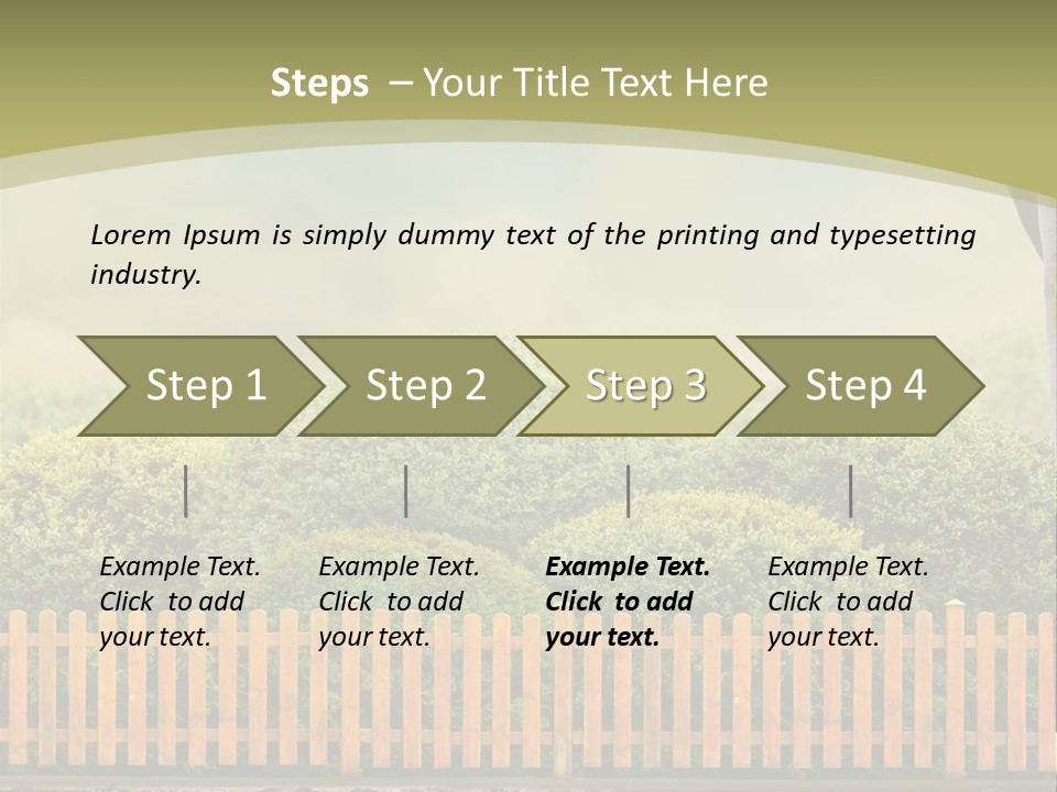 Harvest Garden Cloud PowerPoint Template