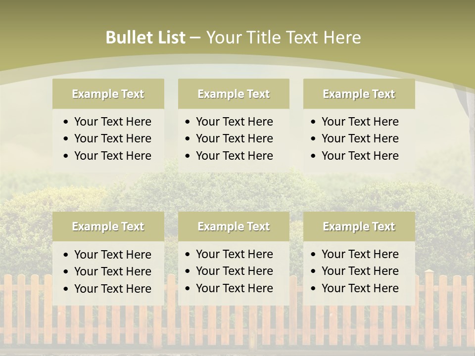 Harvest Garden Cloud PowerPoint Template
