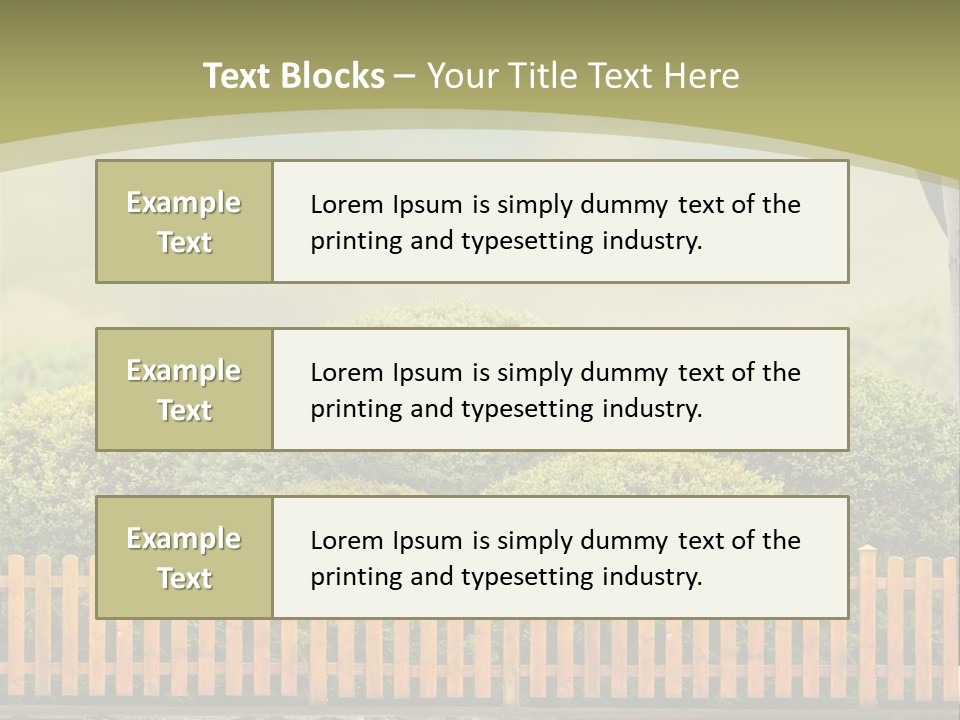 Harvest Garden Cloud PowerPoint Template