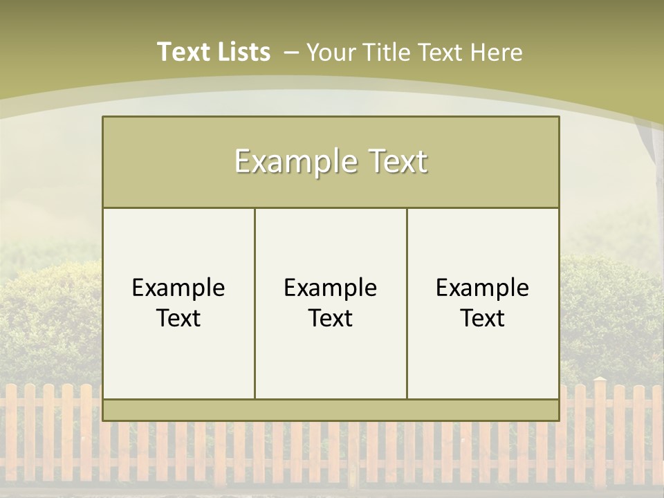 Harvest Garden Cloud PowerPoint Template