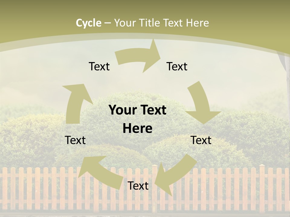 Harvest Garden Cloud PowerPoint Template
