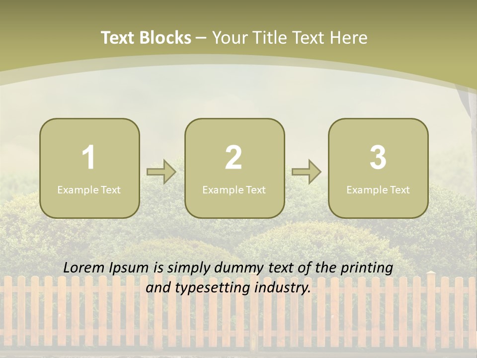 Harvest Garden Cloud PowerPoint Template