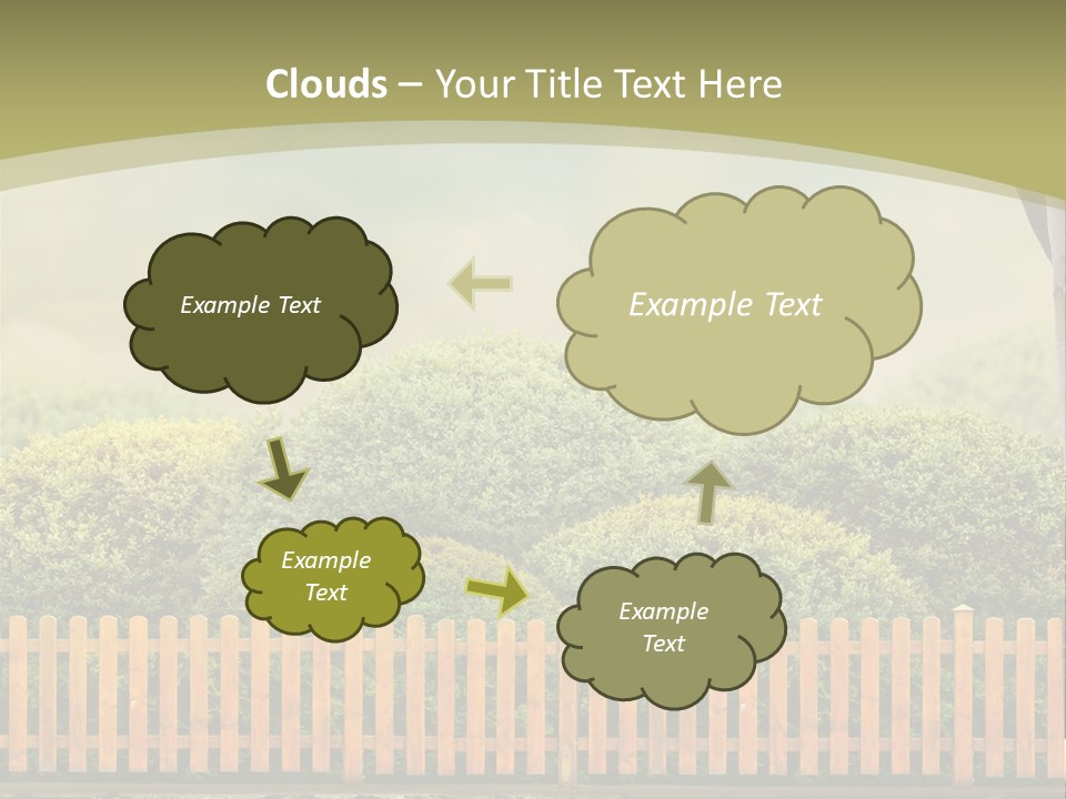 Harvest Garden Cloud PowerPoint Template