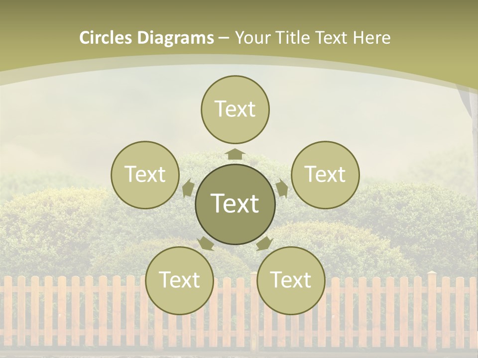 Harvest Garden Cloud PowerPoint Template