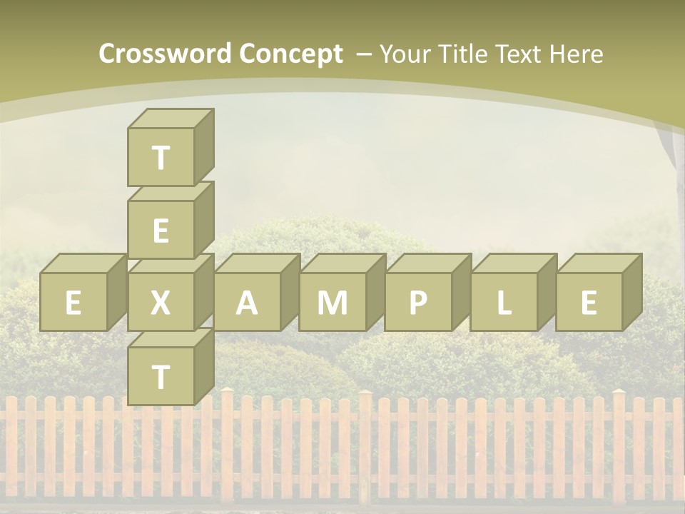 Harvest Garden Cloud PowerPoint Template