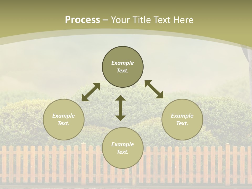 Harvest Garden Cloud PowerPoint Template