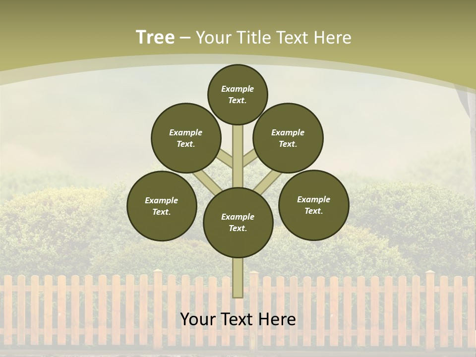 Harvest Garden Cloud PowerPoint Template