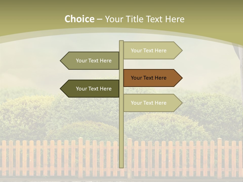 Harvest Garden Cloud PowerPoint Template