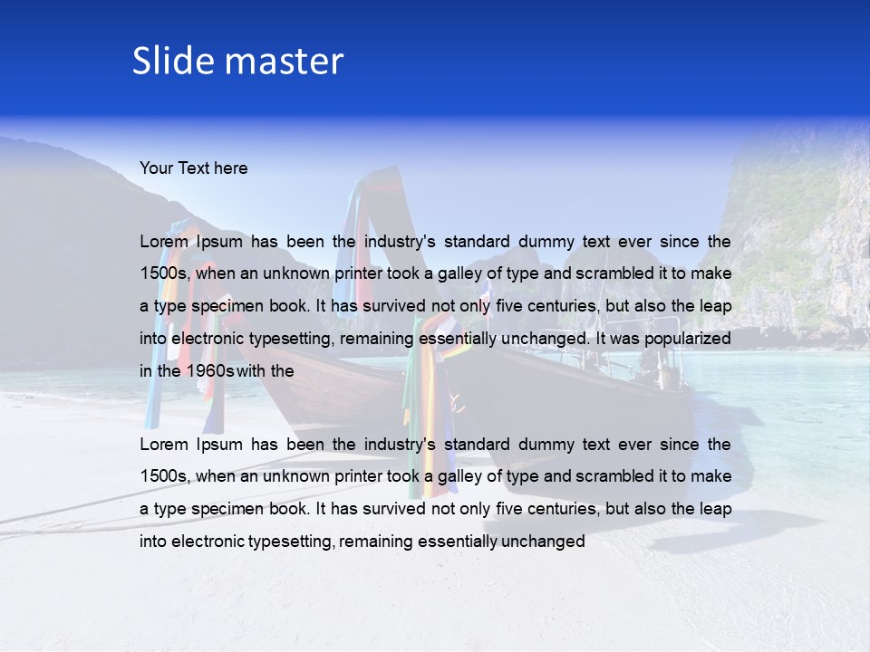 Environment Portrait Young PowerPoint Template