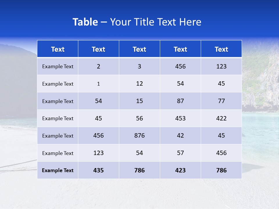 Environment Portrait Young PowerPoint Template