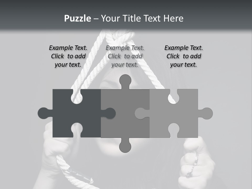 Suicide Fear Loneliness PowerPoint Template