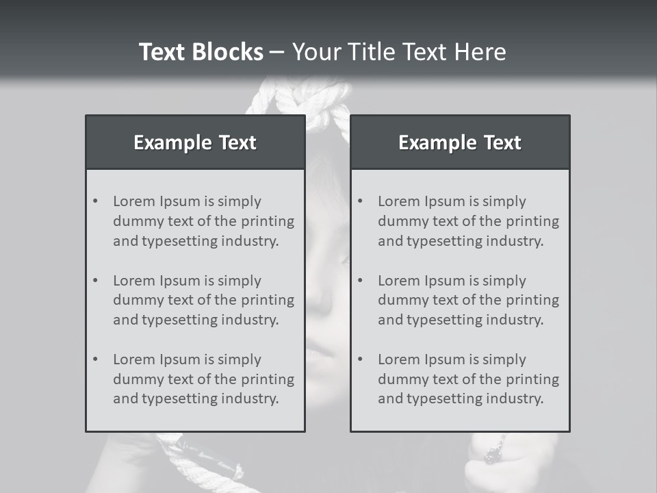 Suicide Fear Loneliness PowerPoint Template