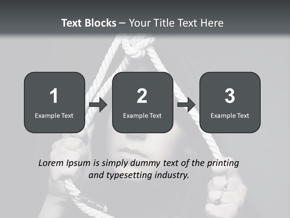 Suicide Fear Loneliness PowerPoint Template