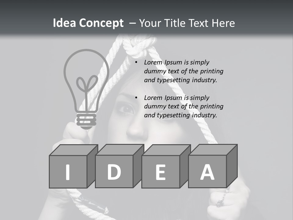 Suicide Fear Loneliness PowerPoint Template