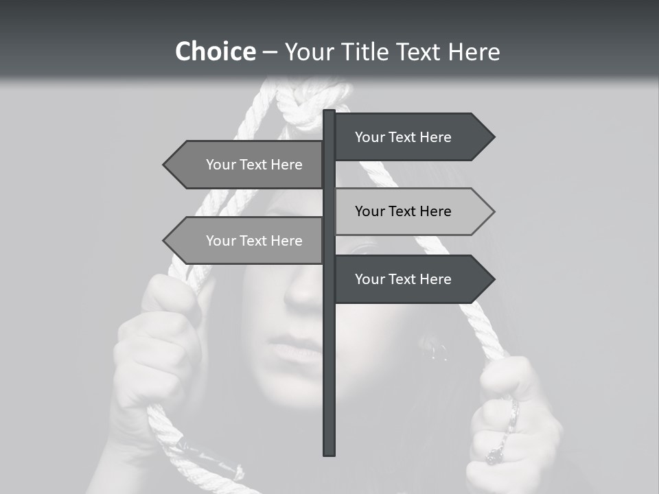 Suicide Fear Loneliness PowerPoint Template