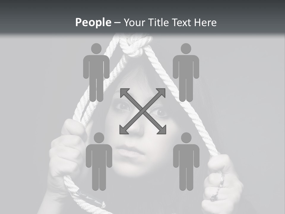 Suicide Fear Loneliness PowerPoint Template