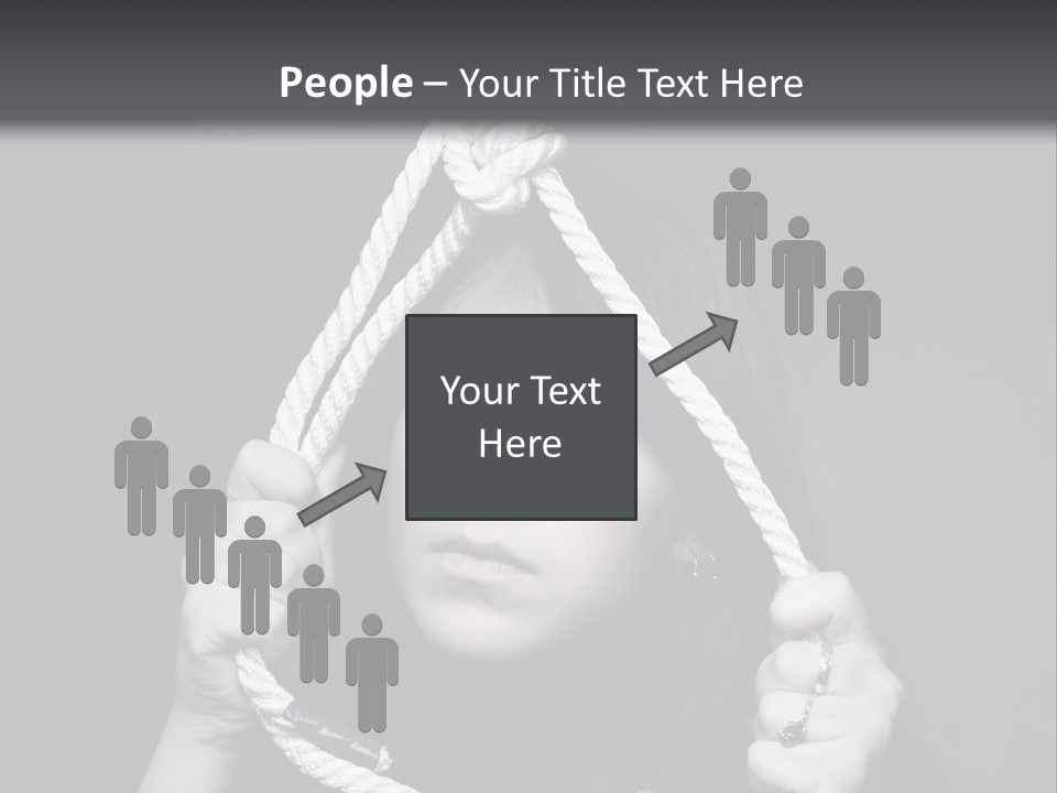 Suicide Fear Loneliness PowerPoint Template