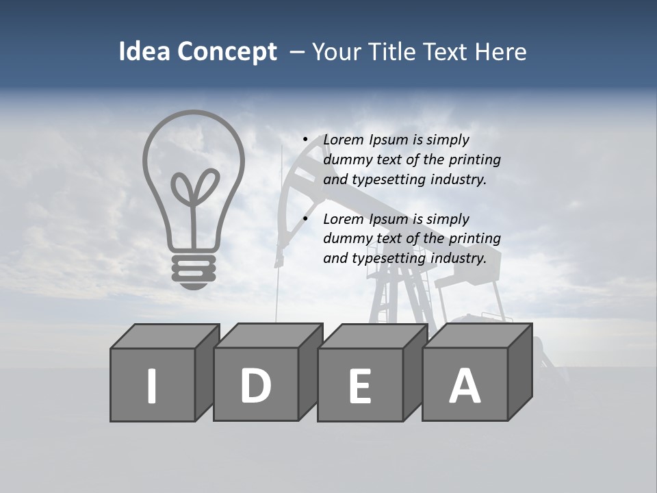 Sunset Future Decay PowerPoint Template