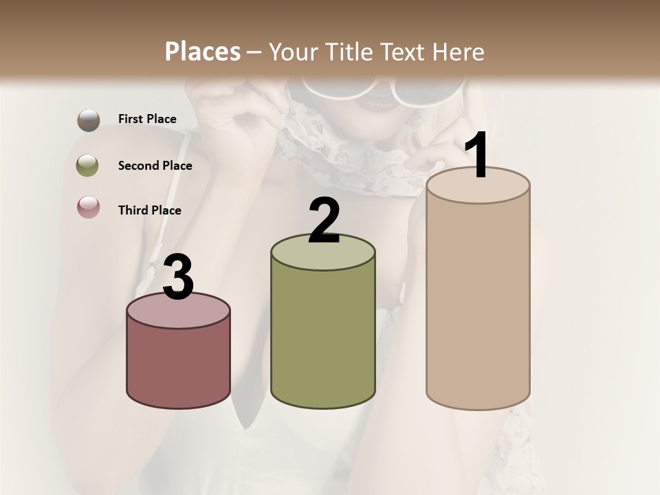 Lady Girl Attractive PowerPoint Template