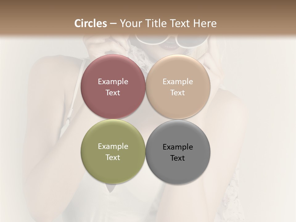 Lady Girl Attractive PowerPoint Template