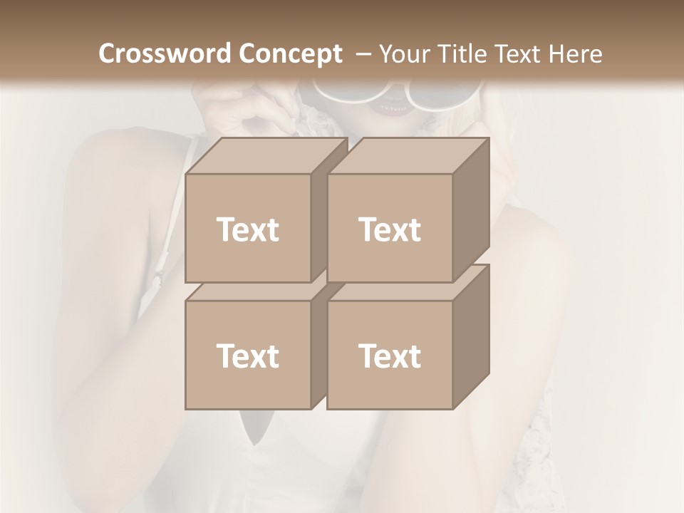 Lady Girl Attractive PowerPoint Template