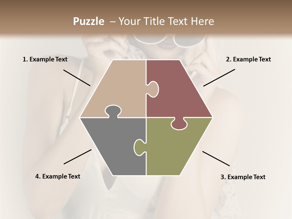 Lady Girl Attractive PowerPoint Template