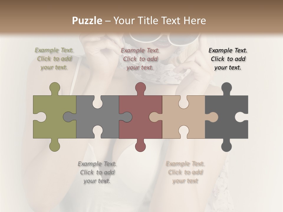 Lady Girl Attractive PowerPoint Template