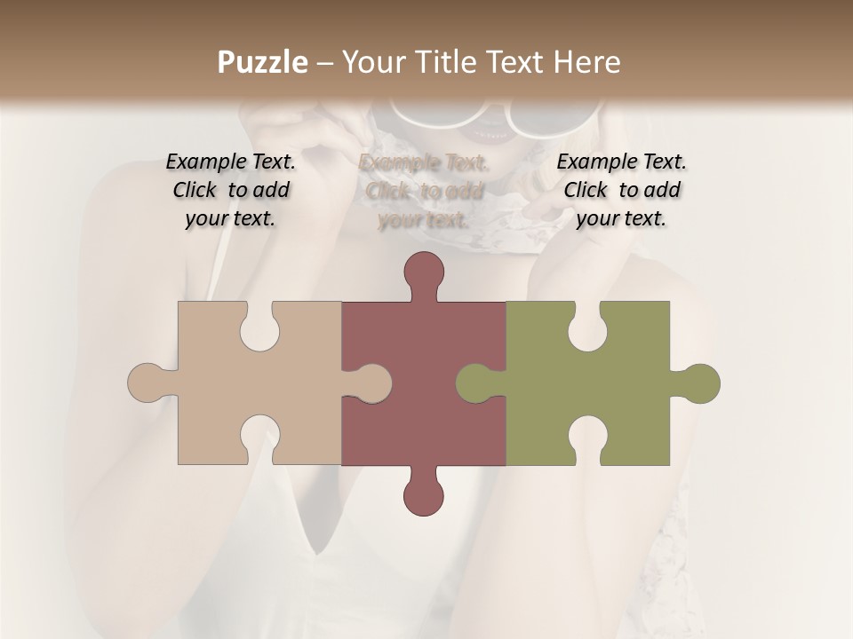 Lady Girl Attractive PowerPoint Template