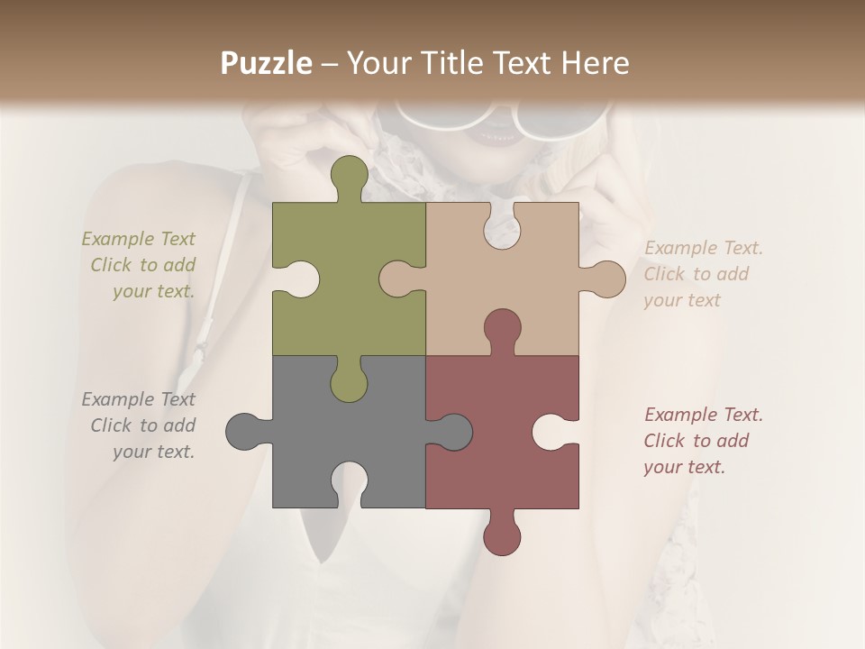 Lady Girl Attractive PowerPoint Template