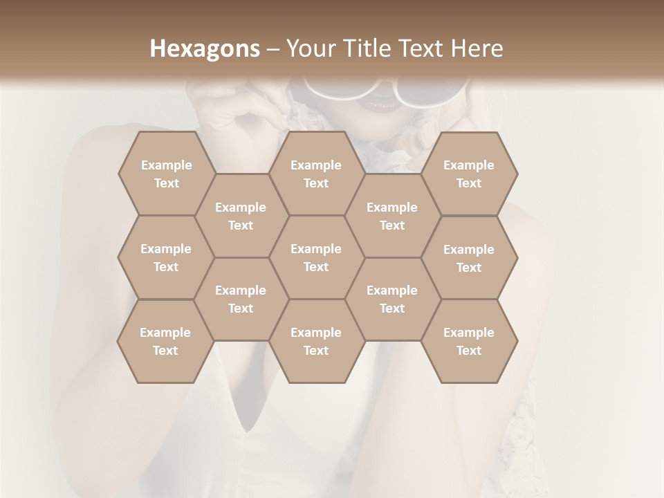 Lady Girl Attractive PowerPoint Template