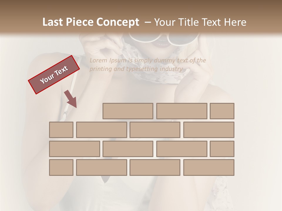 Lady Girl Attractive PowerPoint Template