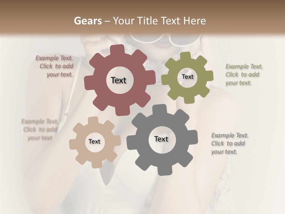 Lady Girl Attractive PowerPoint Template
