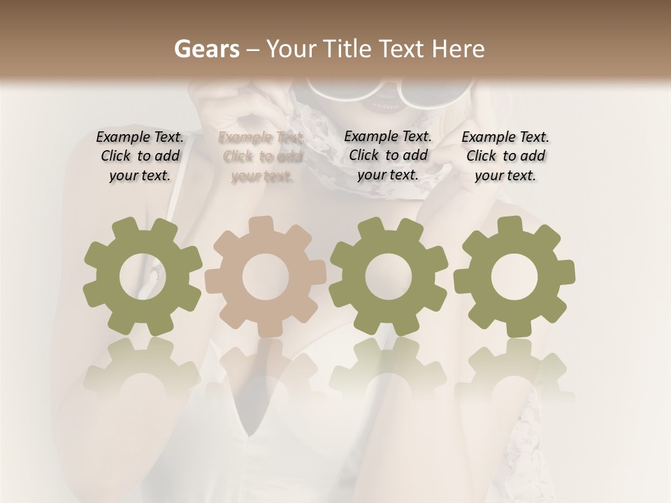 Lady Girl Attractive PowerPoint Template