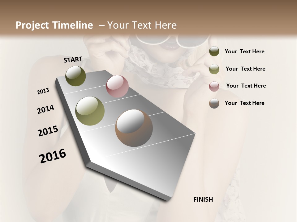 Lady Girl Attractive PowerPoint Template