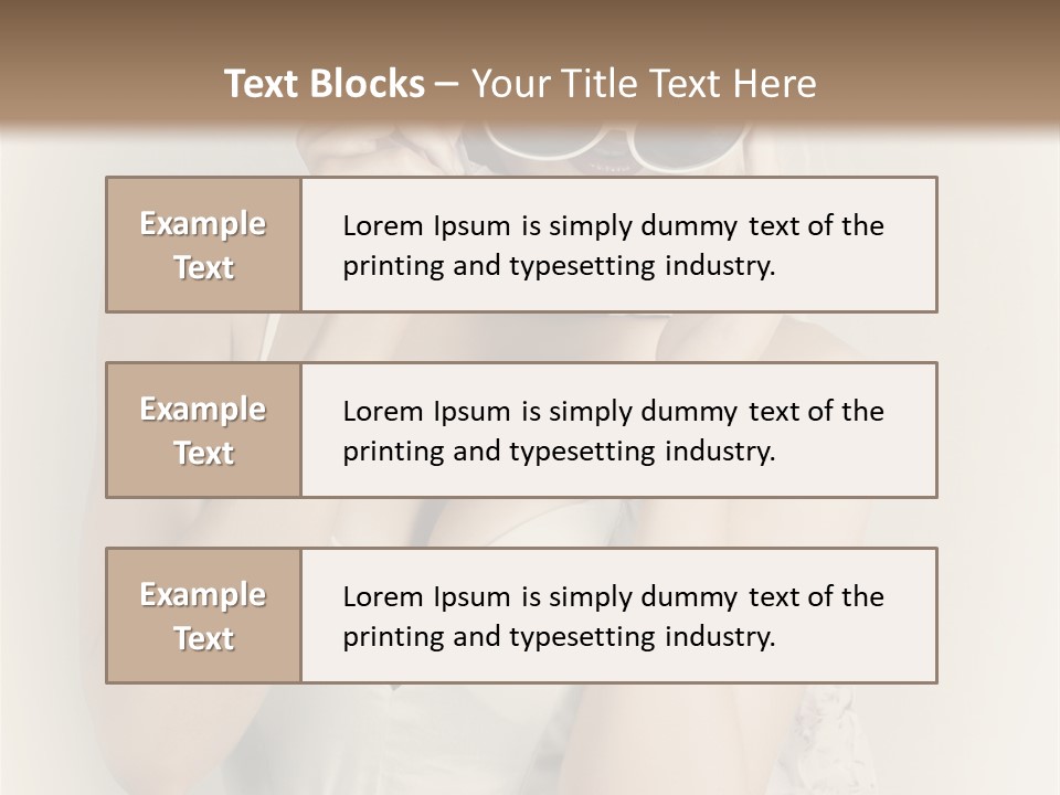 Lady Girl Attractive PowerPoint Template