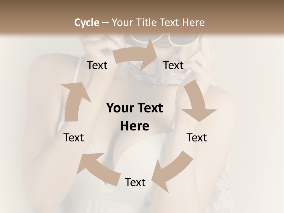 Lady Girl Attractive PowerPoint Template