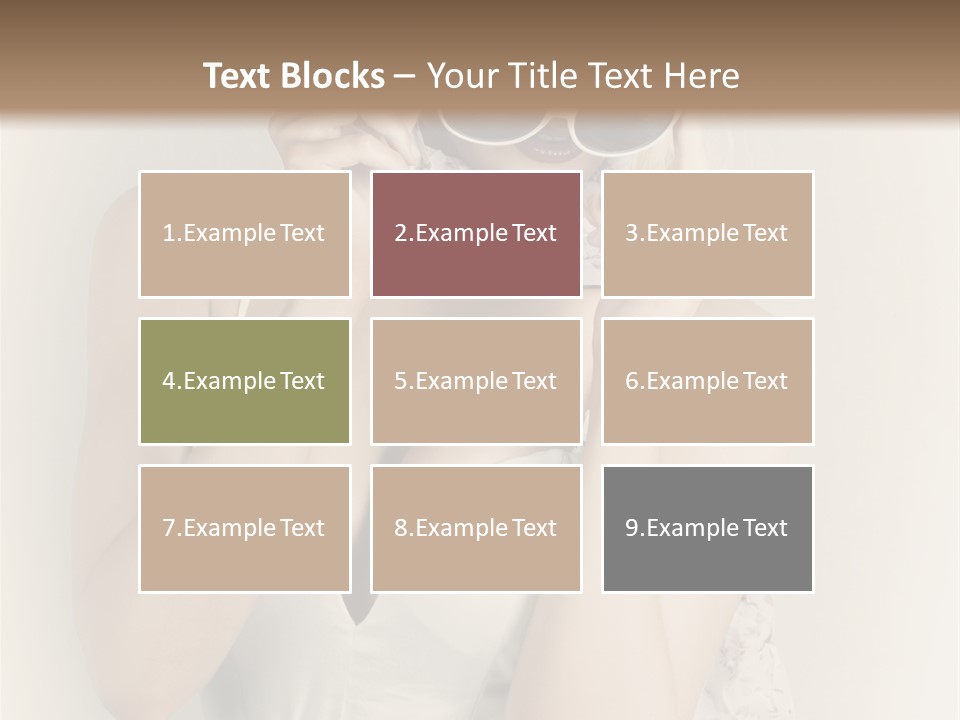 Lady Girl Attractive PowerPoint Template