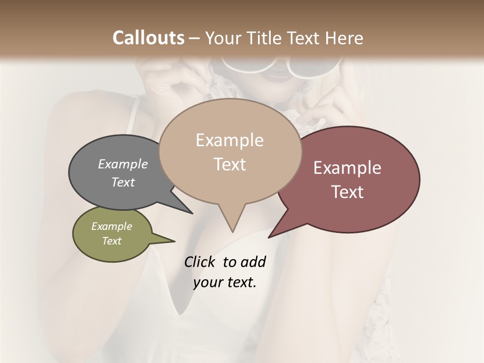 Lady Girl Attractive PowerPoint Template